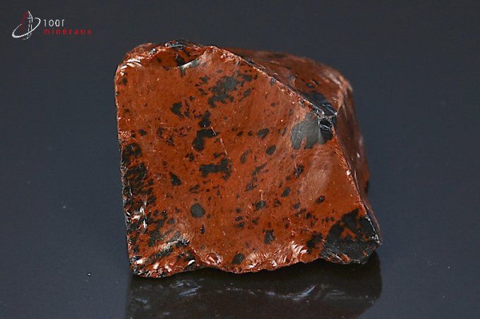 obsidienne brune mineral brut