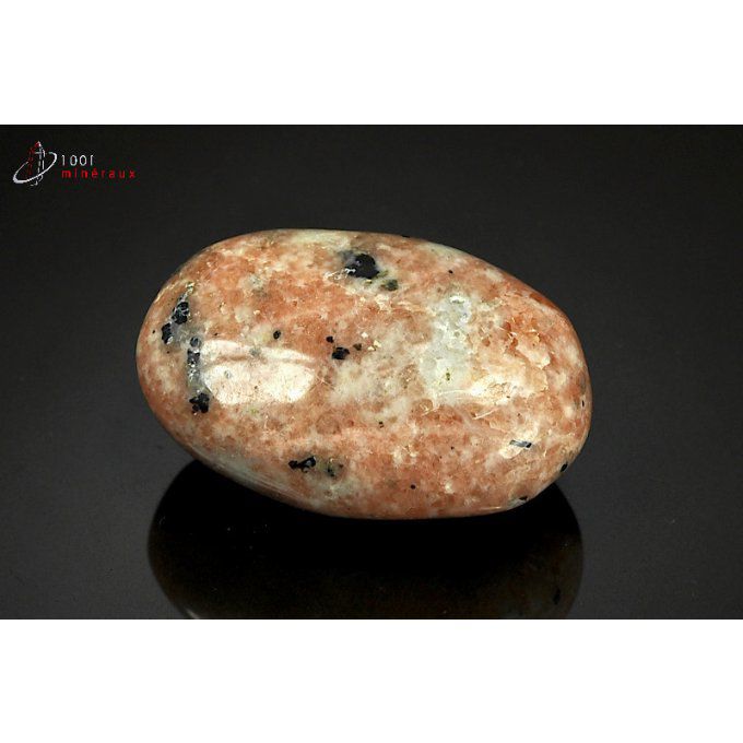 calcite-orange-polie-galet-madagascar