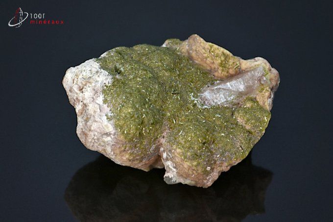 epidote et quartz mineraux