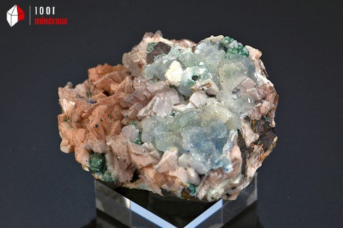 malachite_gypse_ankerite_mineraux