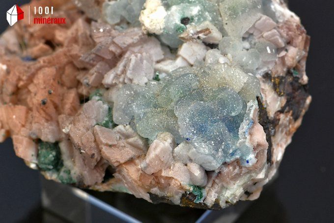 malachite_gypse_ankerite_mineraux