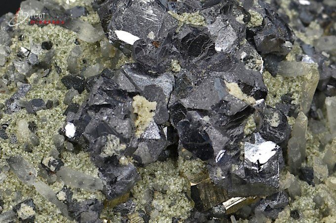 galene pyrite quartz mineraux