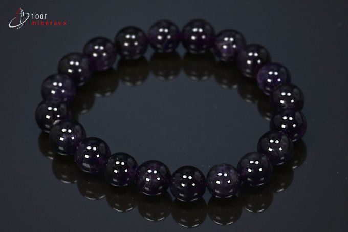 bracelet perles amethyste