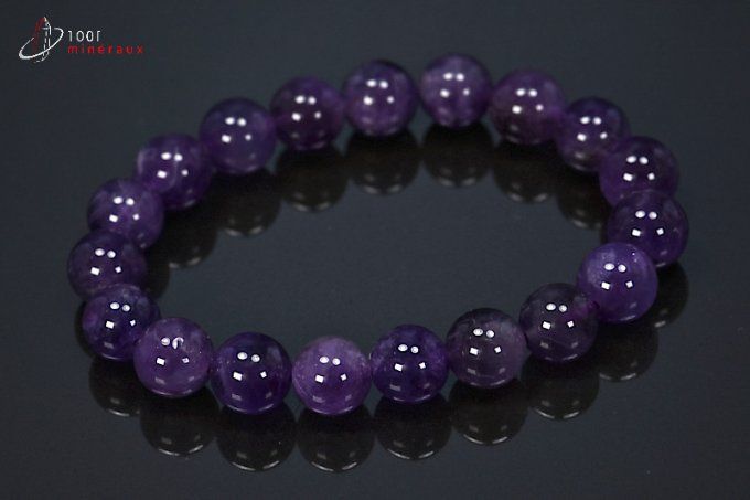 bracelet perles amethyste