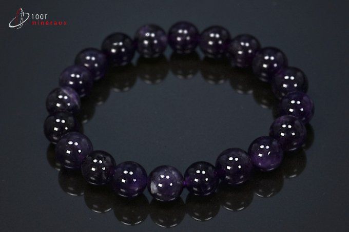 bracelet perles amethyste