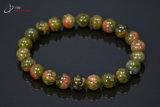 bracelet mineraux unakite