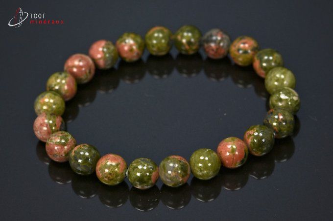 bracelet mineraux unakite