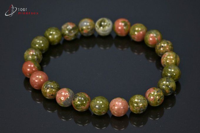 bracelet mineraux unakite