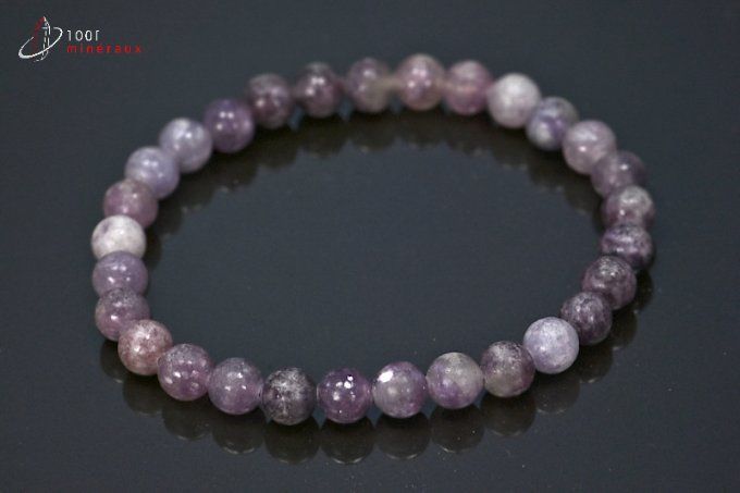 bracelet lepidolite mineraux
