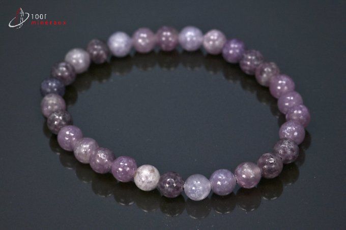 bracelet lepidolite mineraux
