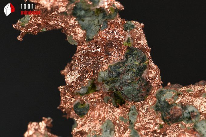 minéral cristallisé de cuivre natif des Etats-Unis