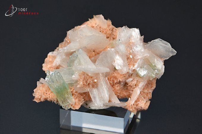 apophyllite-stilbite,mineraux,zeolite