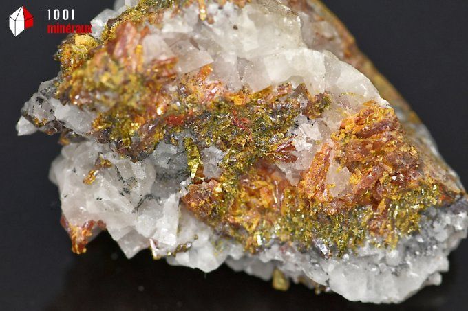 orpiment et realgar sur quartz