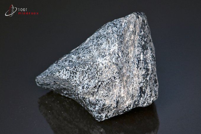 obsidienne brute flocons de neige