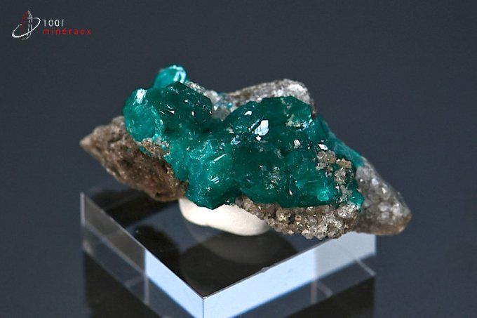 cristaux dioptase mineraux