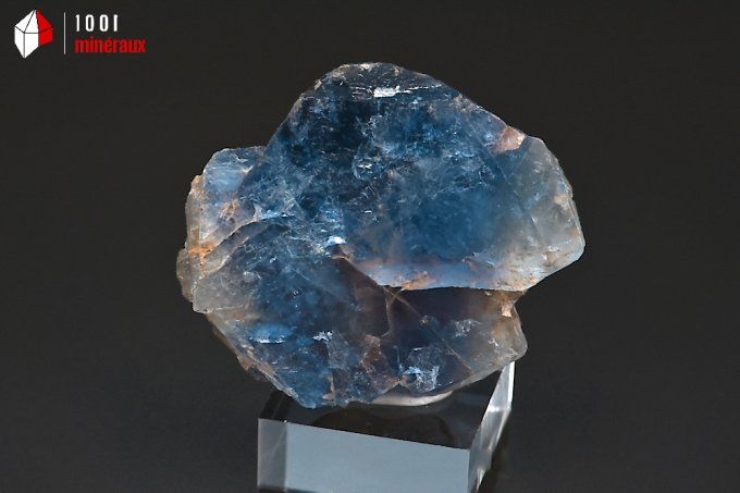 fluorine bleue translucide