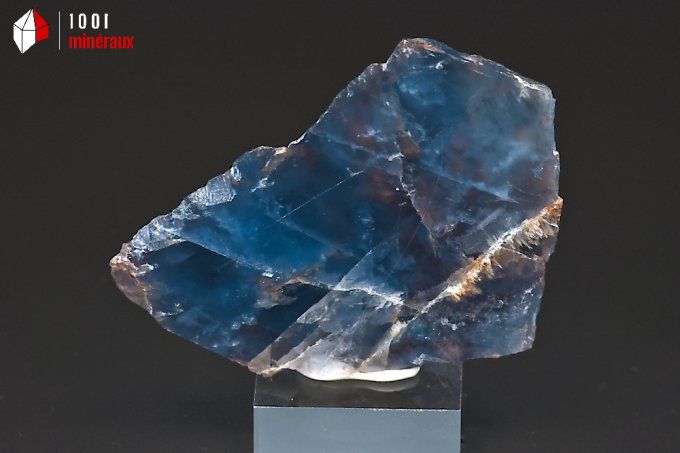 cristal de fluorine bleue translucide