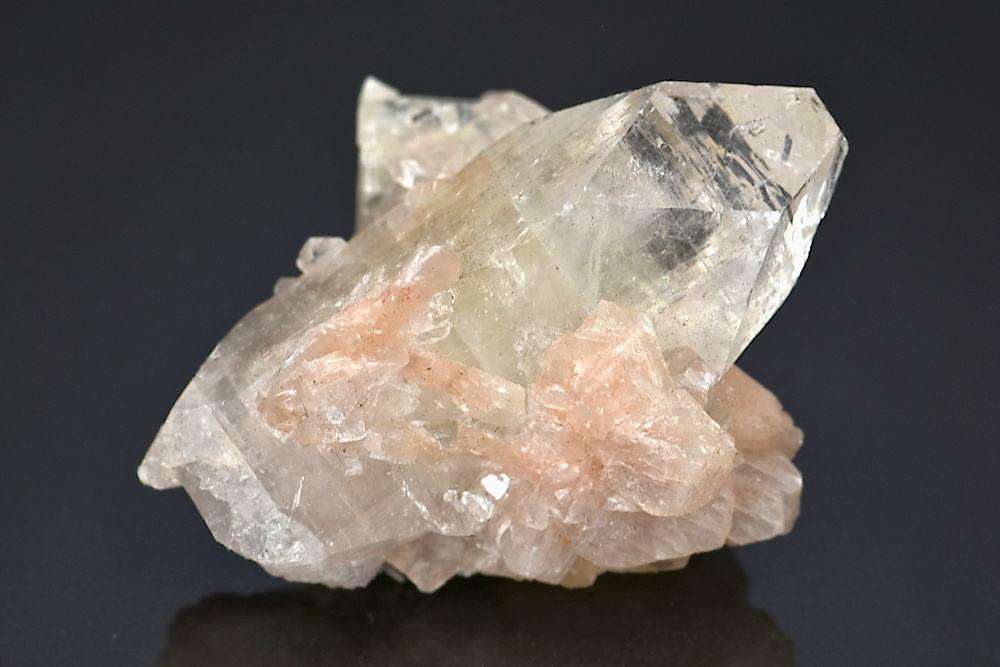 Apophyllite et Stilbite Apophyllite et Stilbite