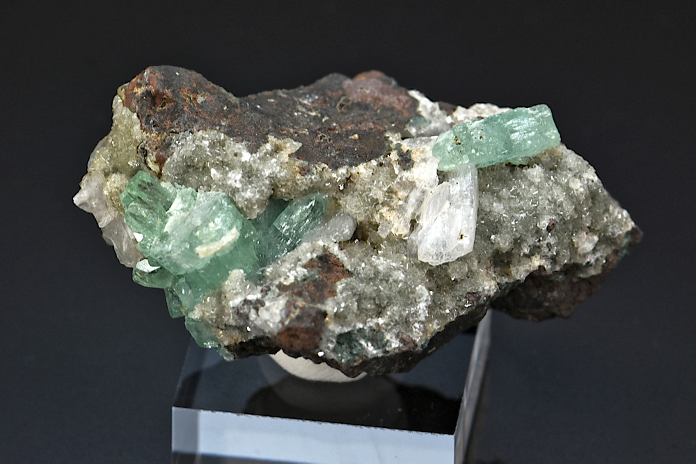 Apophyllite translucide verte Apophyllite translucide verte