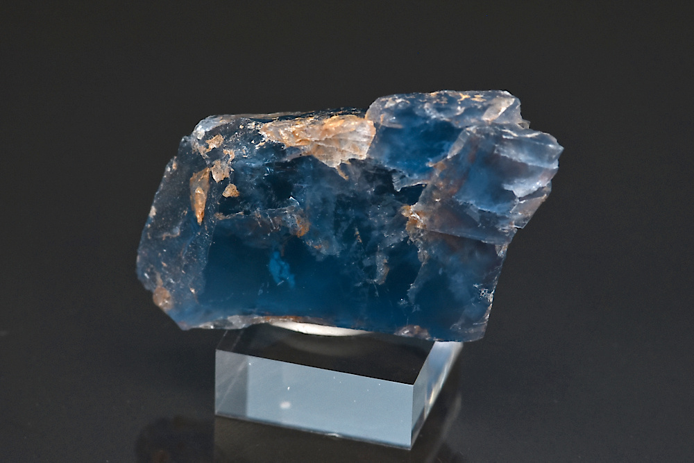 Fluorine bleue translucide Fluorine bleue translucide